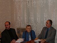 Burmistrz Andrzej Rogozinski, Soltys Ireneusz Jurga, Przewodniczcy RM Wojciech Kazubski